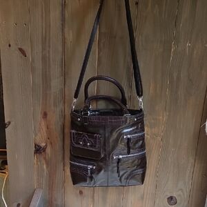 Brighton Dark Brown Messenger Bag